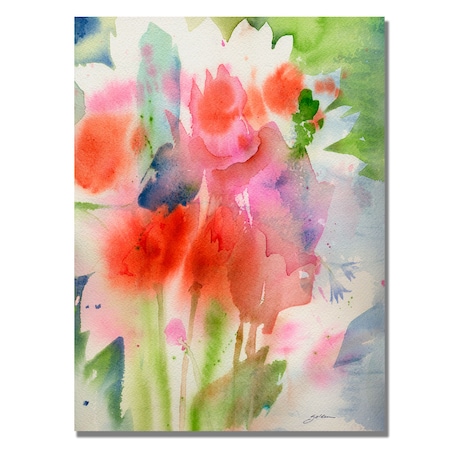 Sheila Golden 'Bouquet In Spring' Canvas Art,35x47